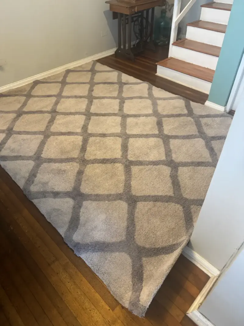 Alfombra gris grande 200 x 280 cm - 1