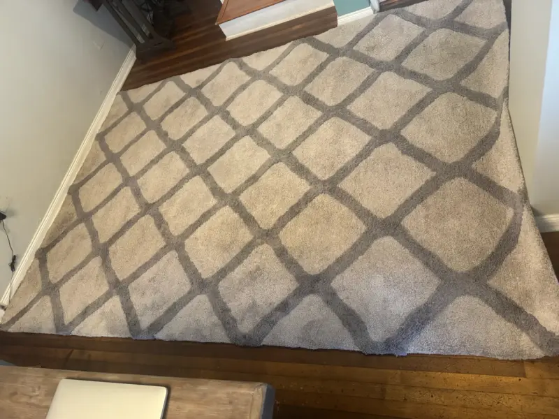 Alfombra gris grande 200 x 280 cm - 2