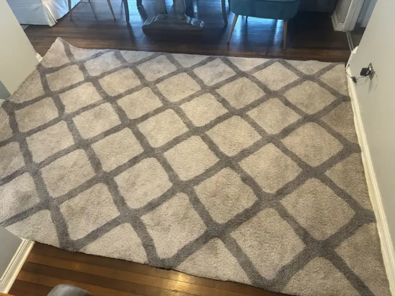 Alfombra gris grande 200 x 280 cm - 3