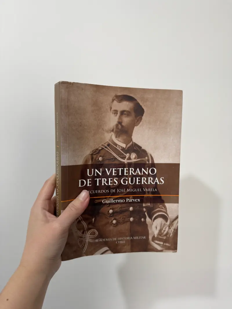 Libro 'Un Veterano de Tres Guerras' de Guillermo Parvex