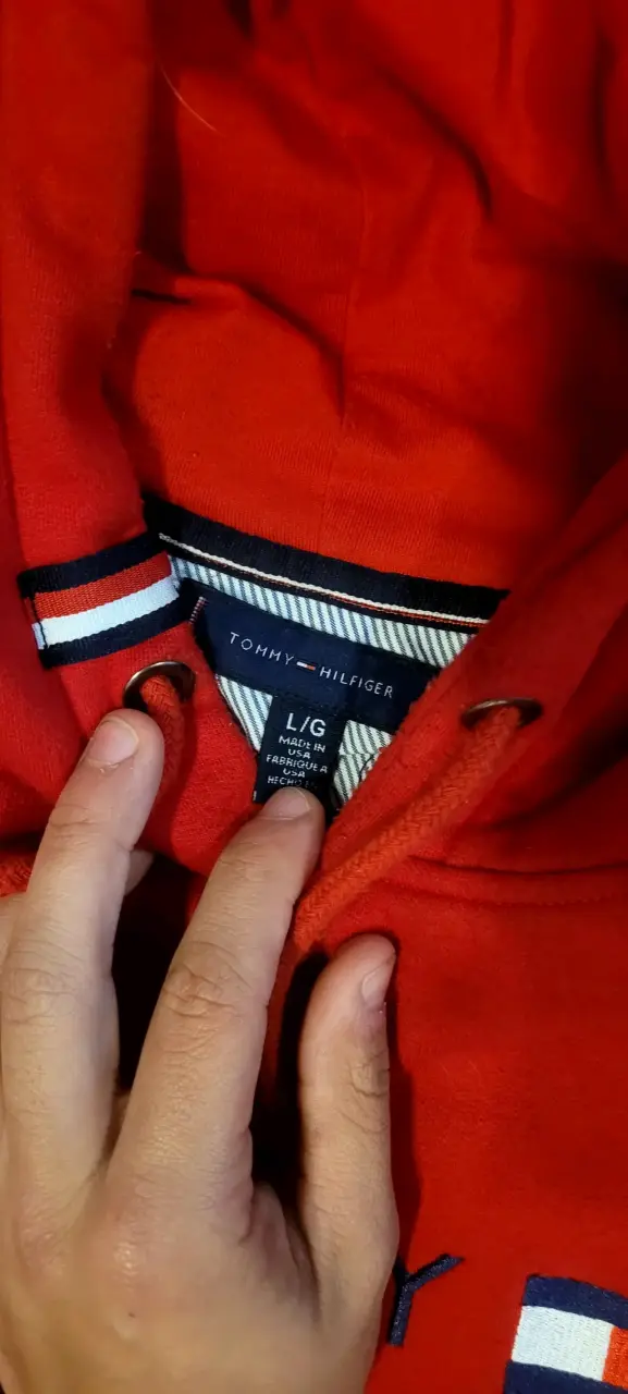 Polerón rojo Tommy Hilfiger con capucha - 2
