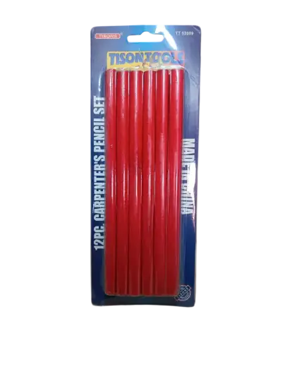 Set 12 Lapices De Carpintero Plano Tisontool - miniatura 1