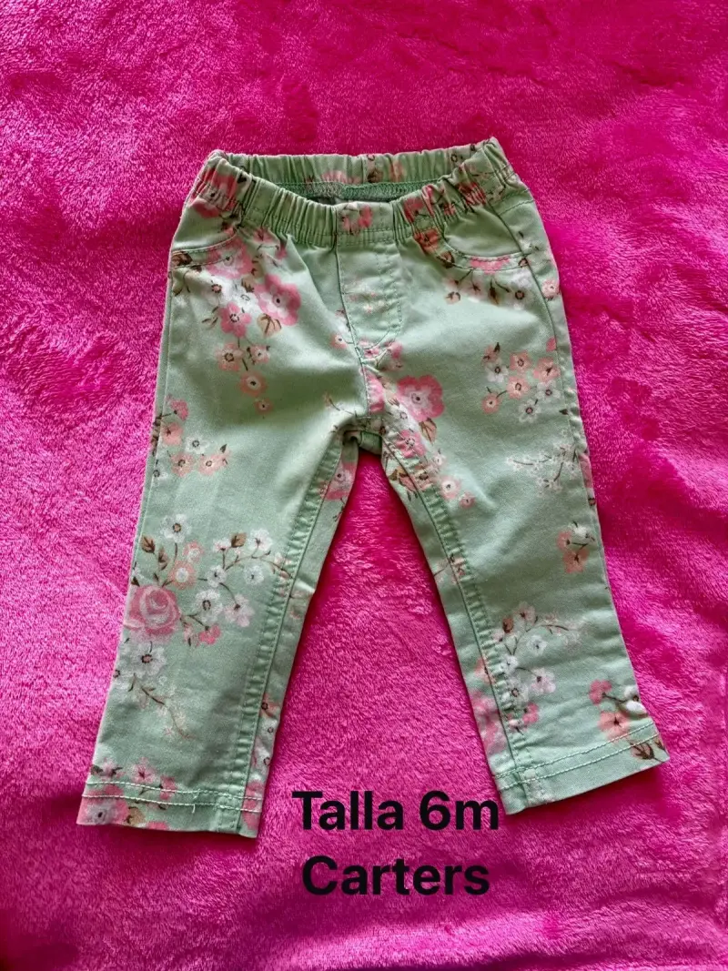 Pantalones Carter's para bebé con diseño floral