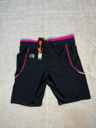 Calzas deportivos negros con detalles rosados - miniatura 1