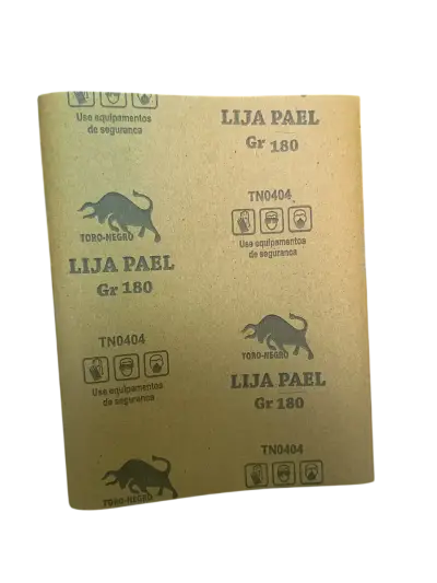 Pack 4 Lija Para Madera Pliego Toro Negro - miniatura 3
