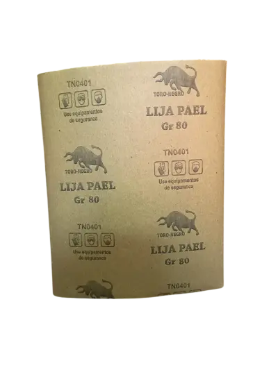 Pack 4 Lija Para Madera Pliego Toro Negro - miniatura 6