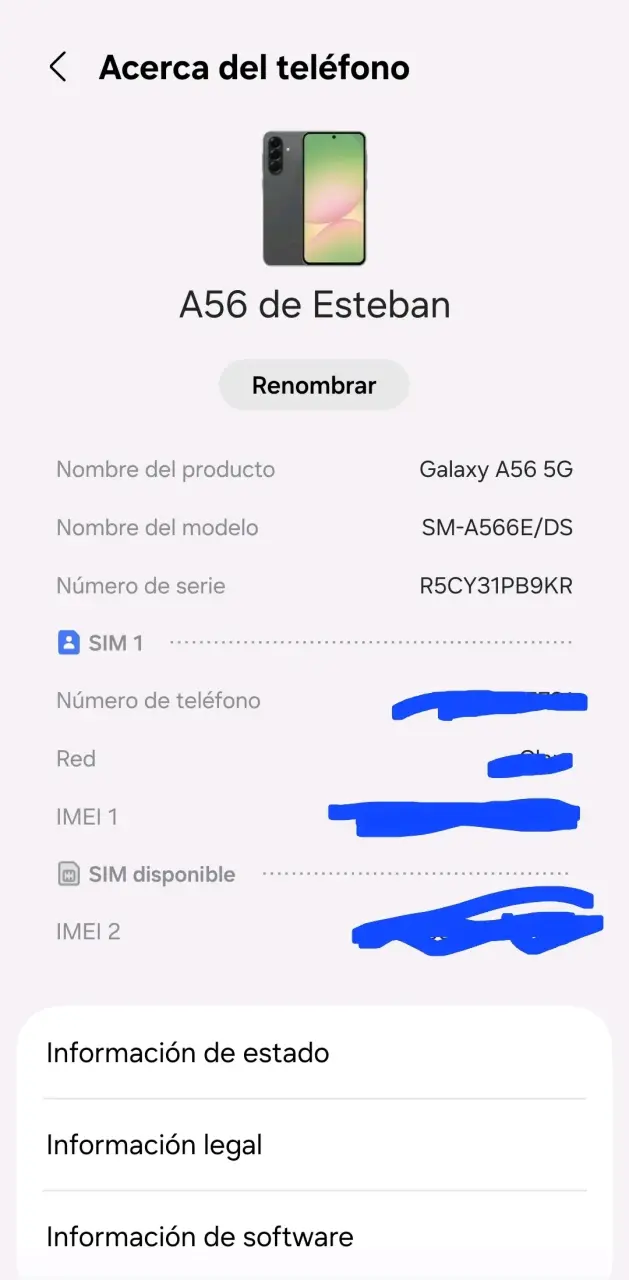 Smartphone Samsung Galaxy A 56 con pantalla grande - 4