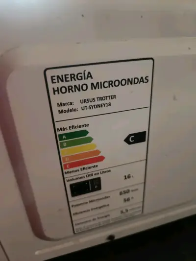 Microondas blanco de uso general en buen estado - miniatura 6