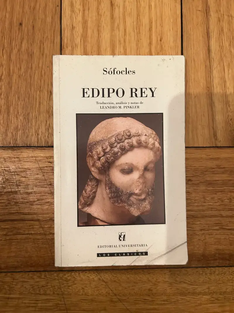 Libro Edipo Rey de Sófocles - Editorial Universitaria