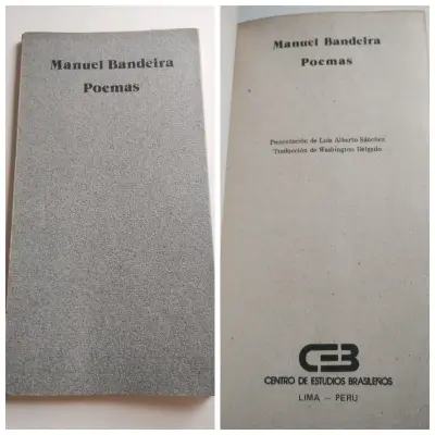 Libro 'Poemas' de Manuel Bandeira - miniatura 1