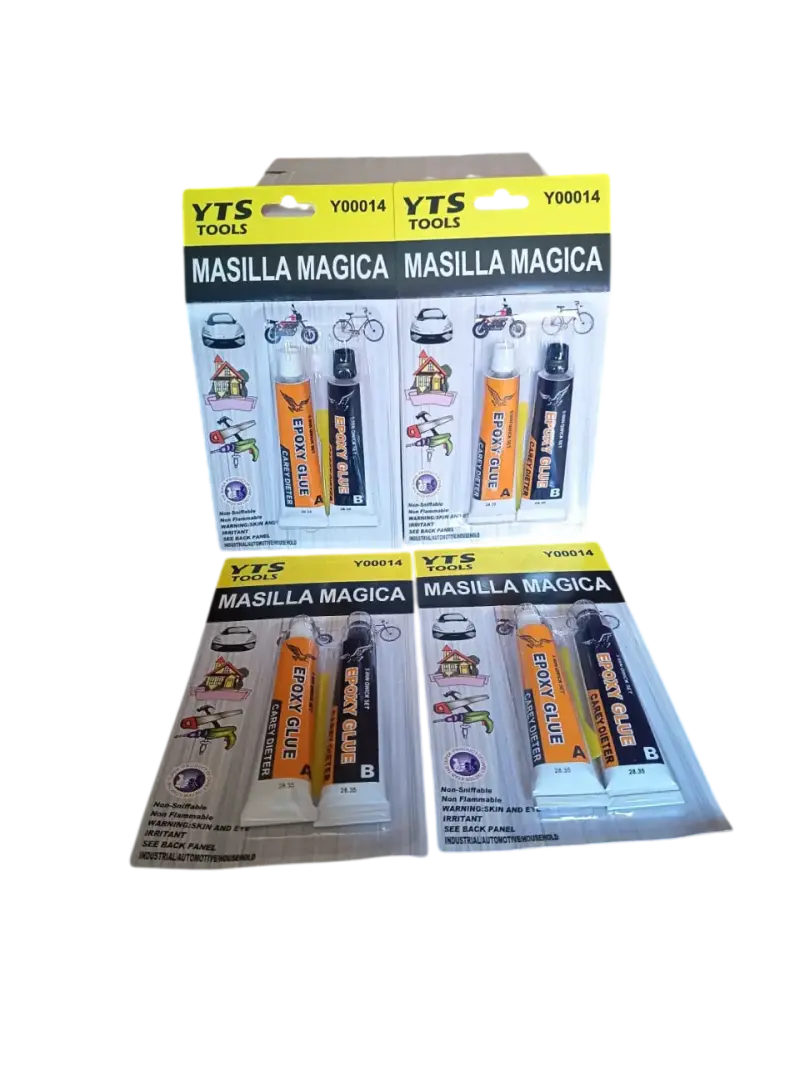 Pack 4 Masilla Magica Pegamento Epoxy Yts - 1