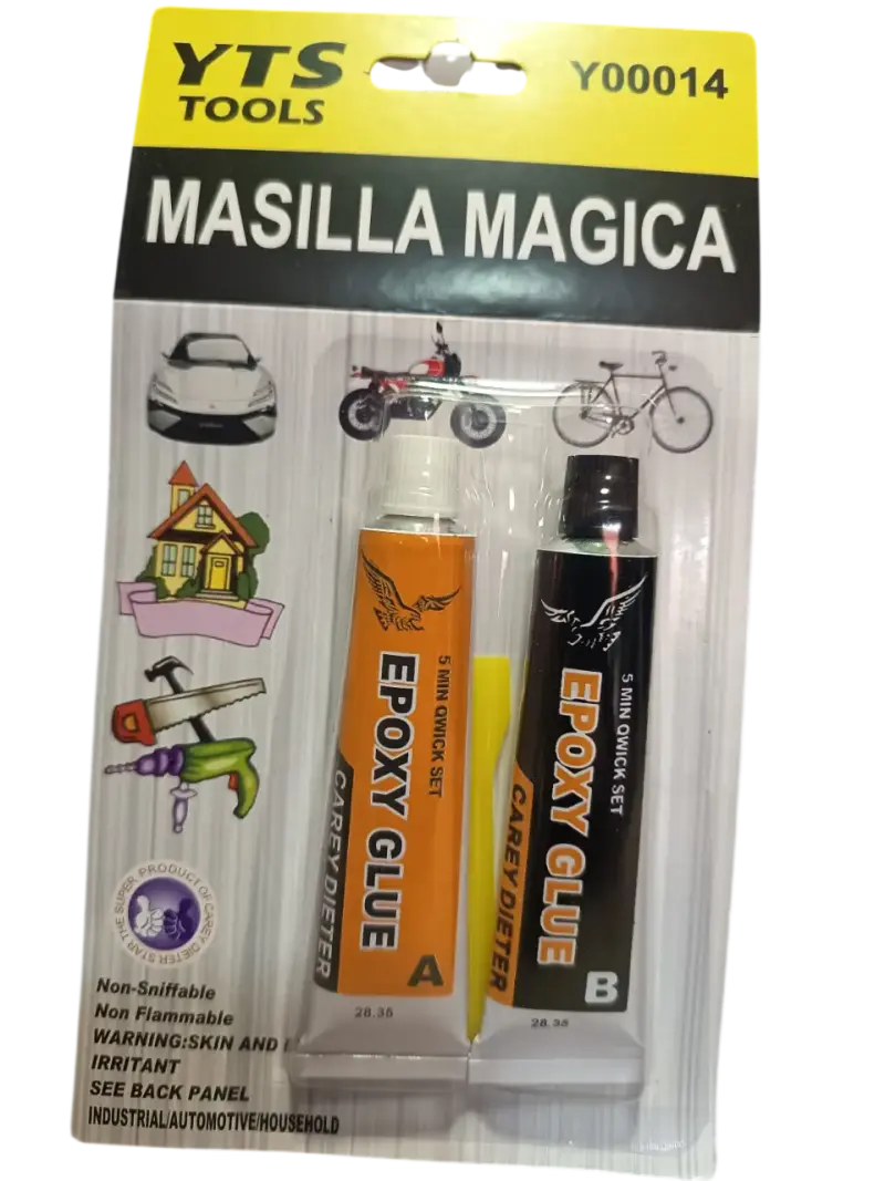 Pack 4 Masilla Magica Pegamento Epoxy Yts - 2