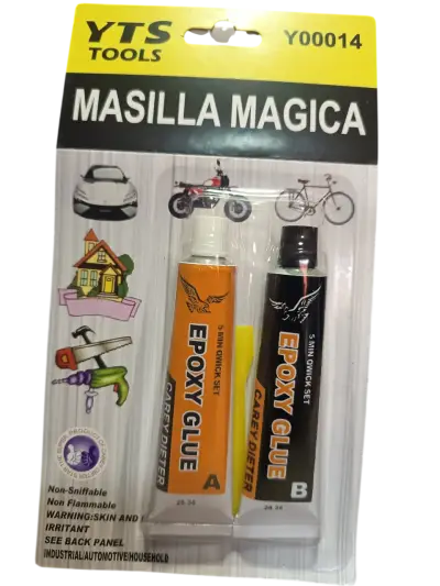 Pack 4 Masilla Magica Pegamento Epoxy Yts - miniatura 2