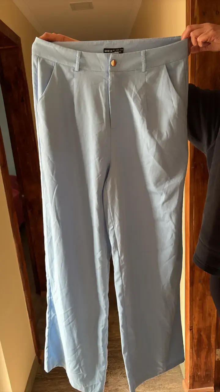 Pantalones azules de mujer Shein talla L - 1
