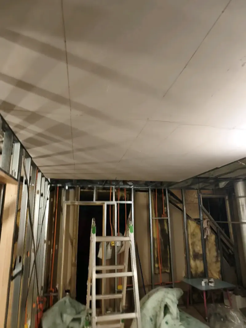 Trabajos de construcción, instalación de cielos - 2
