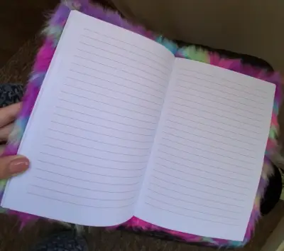 Agenda de peluche multicolor todomoda - miniatura 2