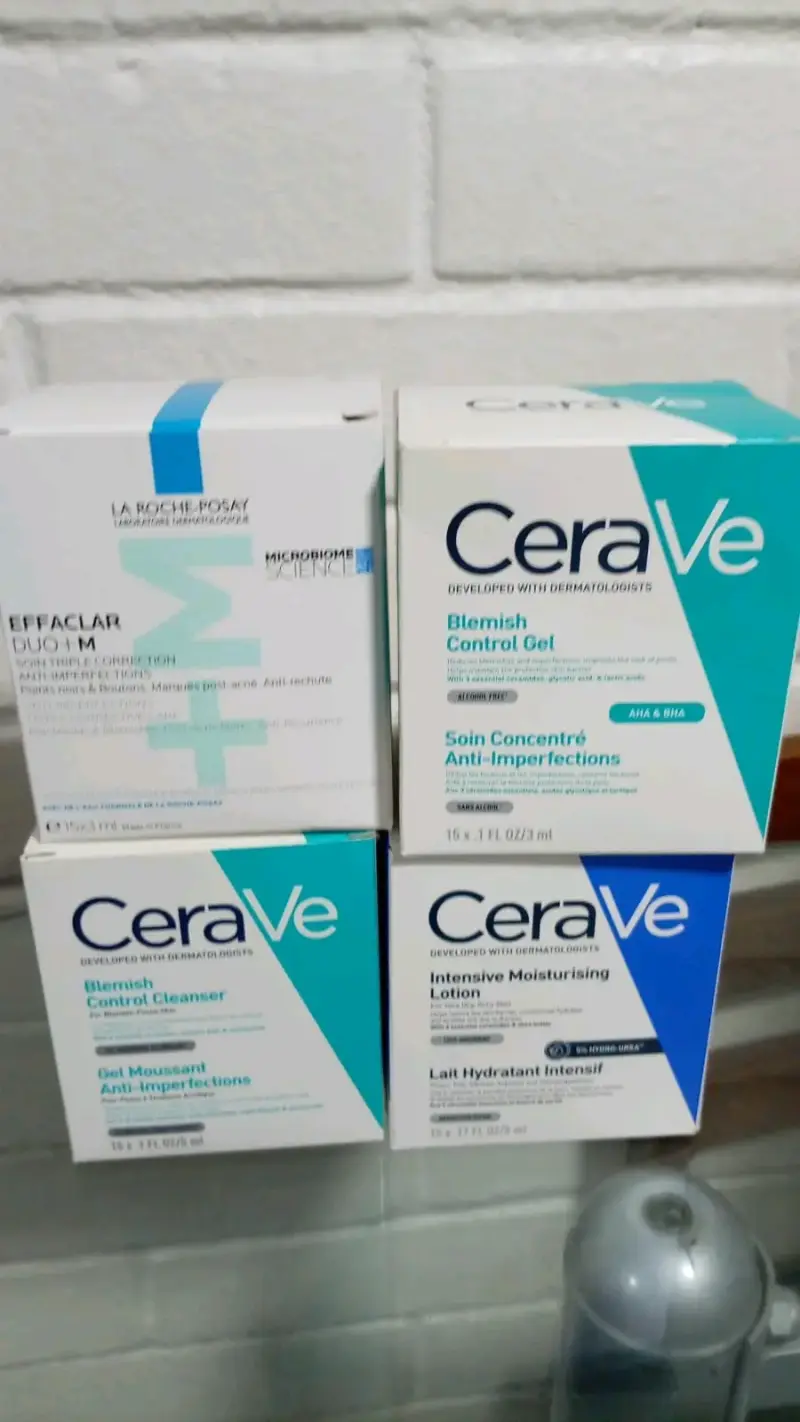 Set de cuidado facial CeraVe y La Roche-Posay