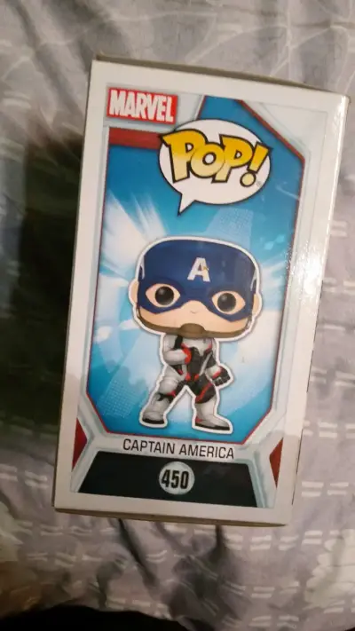 Figura Funko Pop Captain America Avengers - miniatura 2