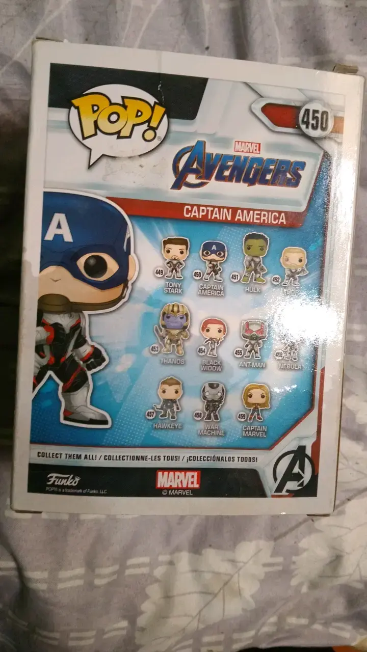 Figura Funko Pop Captain America Avengers - 3