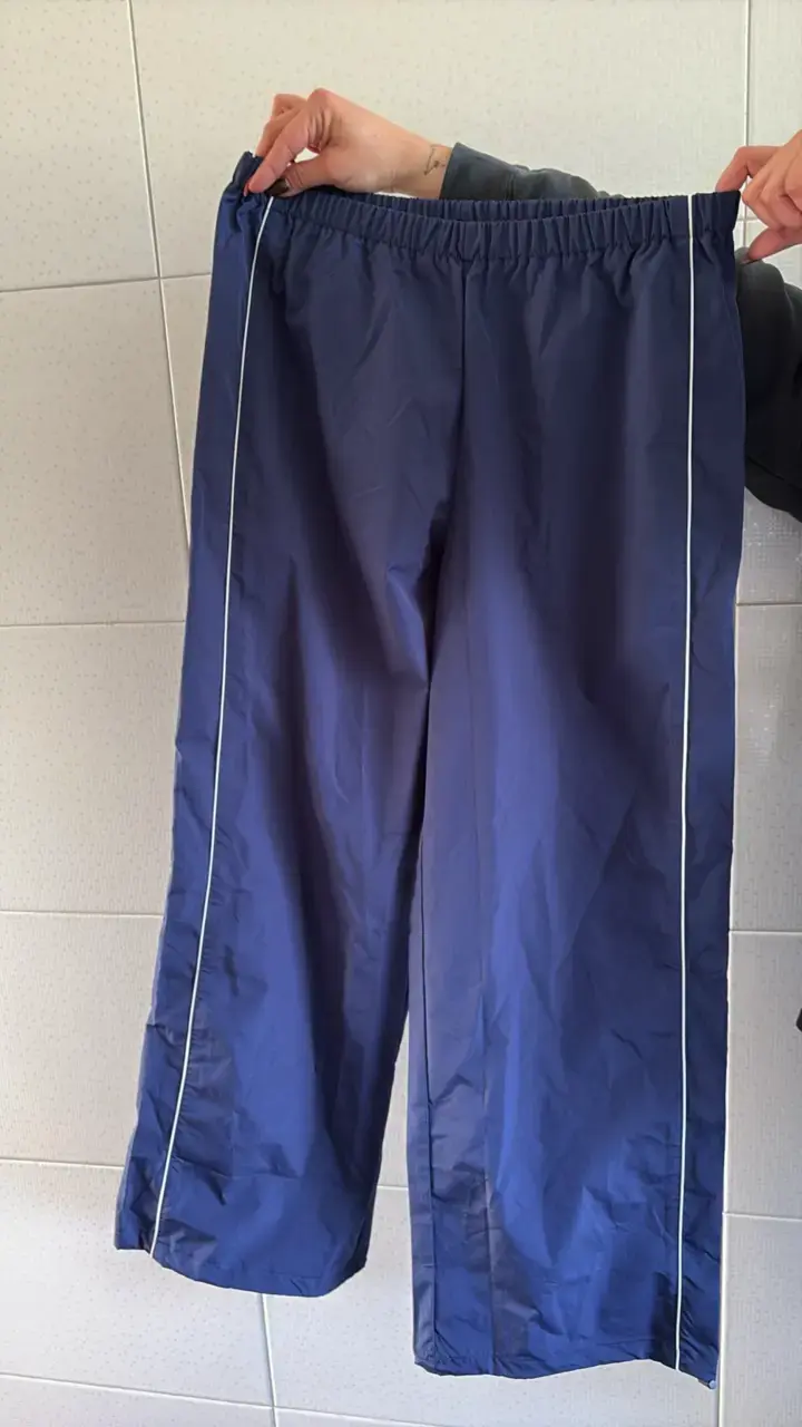 Pantalones deportivos azul marino Shein talla L - 1