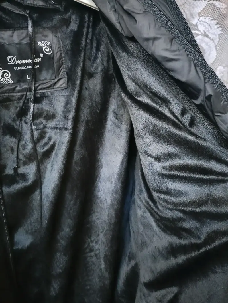 Parka negra Dromedary talla L - 3