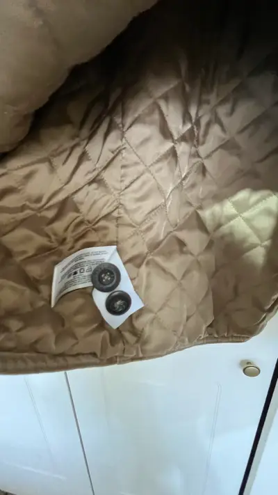 Chaqueta beige Orvis con cuello cotele - miniatura 5