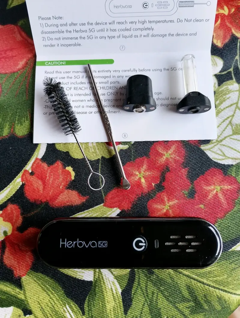 Vaporizador portátil Herbva 5G con accesorios - 1