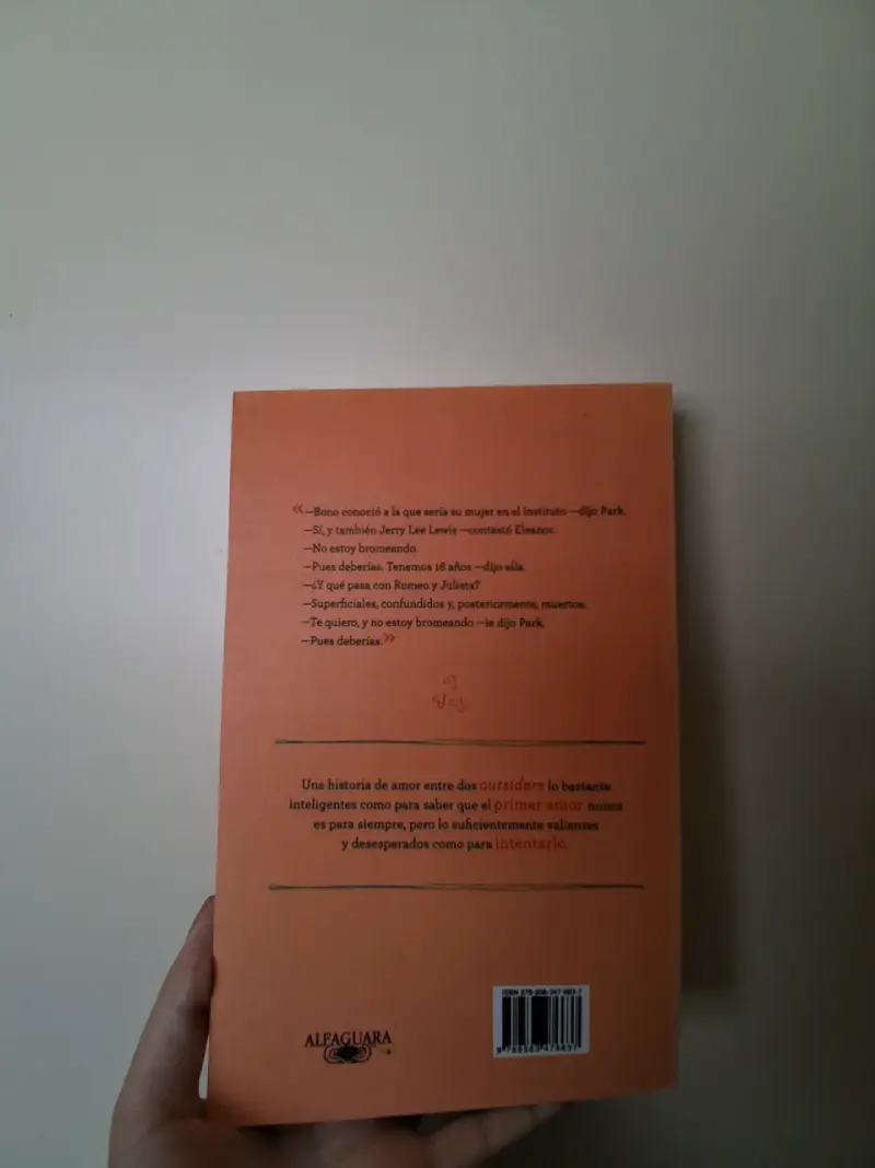 Libro 'Eleanor & Park' de Rainbow Rowell - 2
