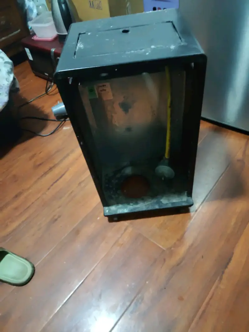 Estufa a gas funcionando - 2