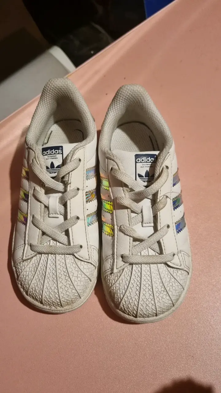 Zapatillas Adidas Superstar blancas para niños - 3