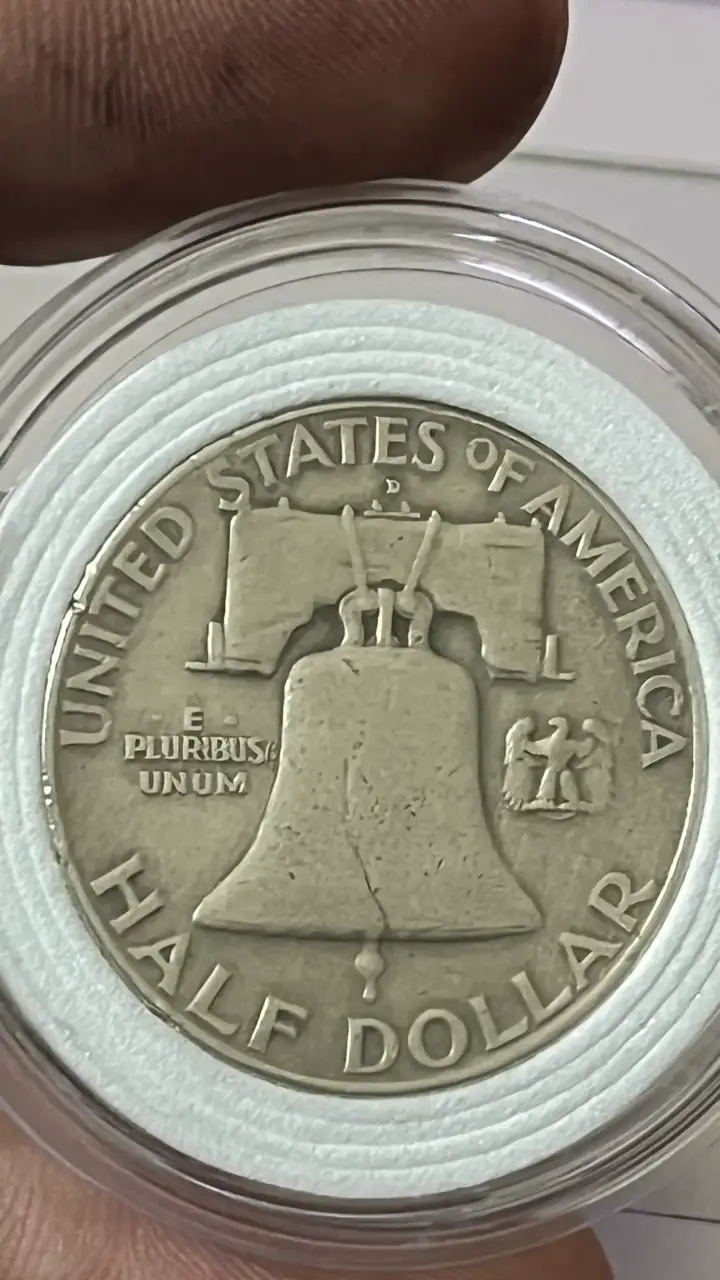 Moneda Half Dollar Franklin 1957 - 2