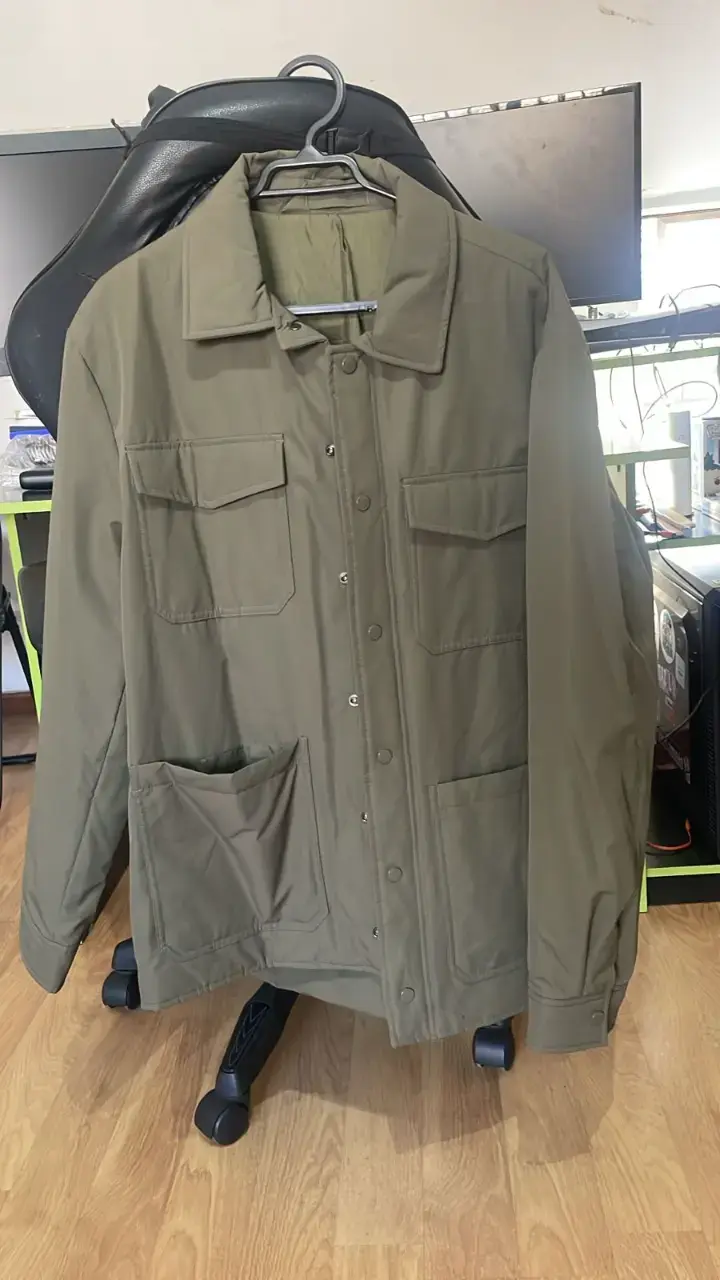 Chaqueta verde militar