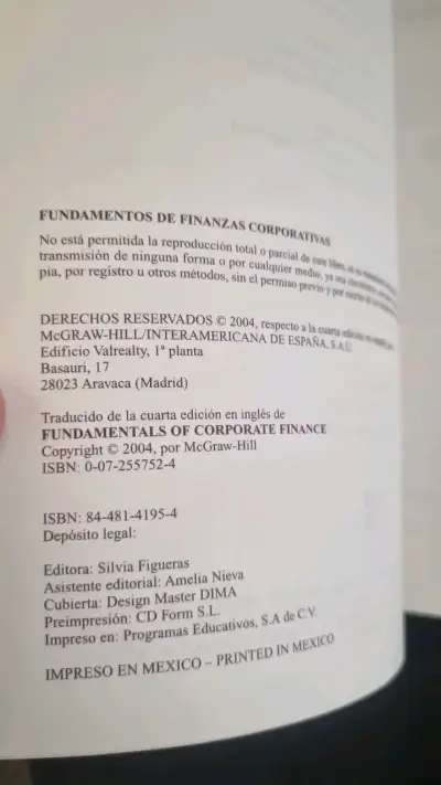 Fundamentos de Finanzas Corporativas 4ta Edic - miniatura 5