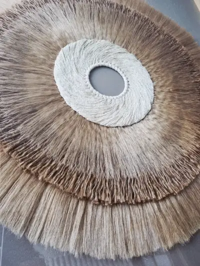 Cuadro decorativo en fibras naturales - miniatura 2