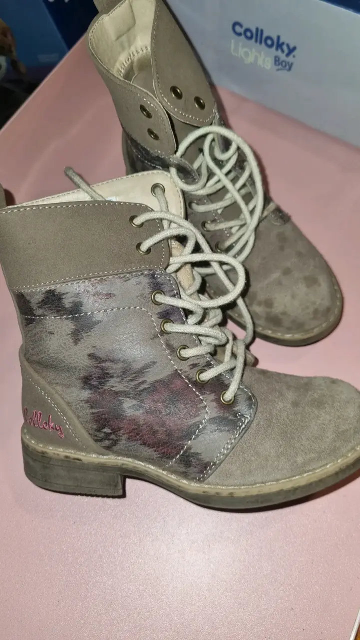 Botines de cuero para niños Colloky