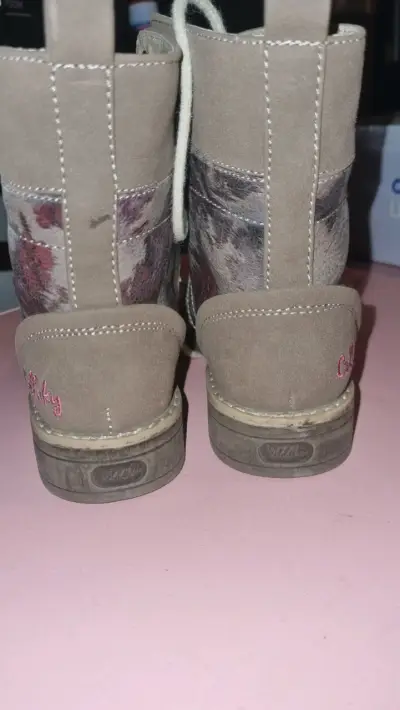 Botines de cuero para niños Colloky - miniatura 2