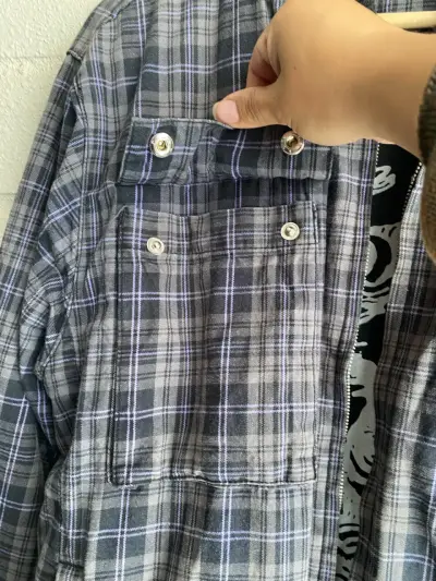 Chaqueta de cuadros estilo casual - miniatura 5
