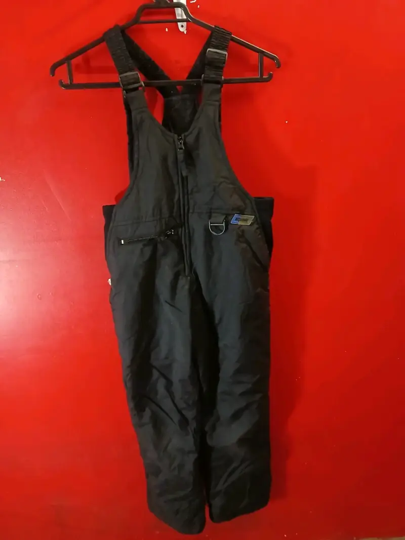 Pantalón de nieve negro para niño/a talla S - 1