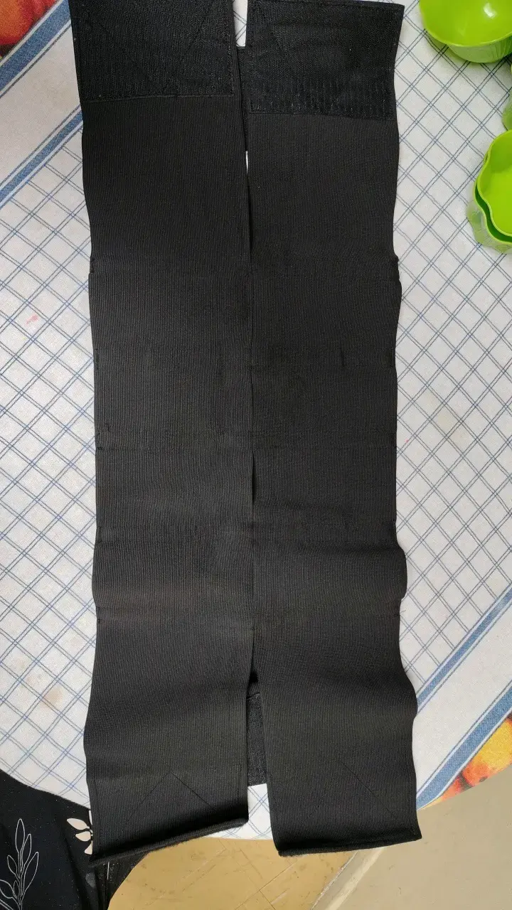 Faja lumbar de soporte ajustable negra - 5
