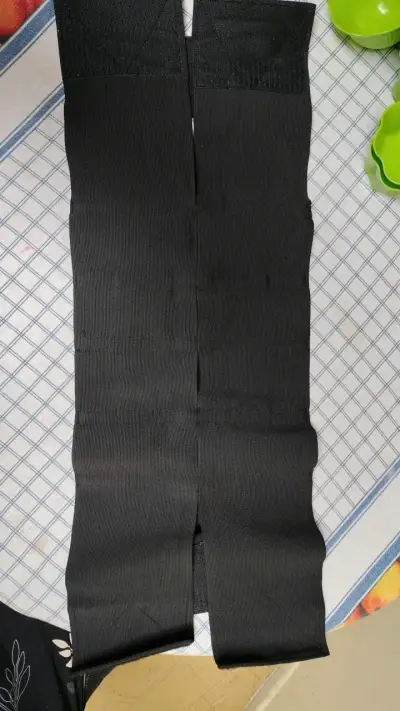 Faja lumbar de soporte ajustable negra - miniatura 5
