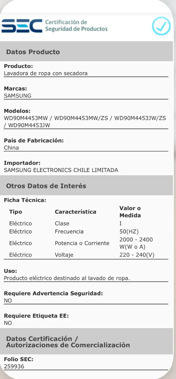 Lavadora Samsung EcoBubble con Secadora - 3