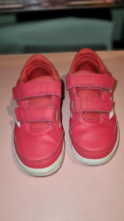 Zapatillas deportivas infantiles Adidas rosadas - miniatura 3