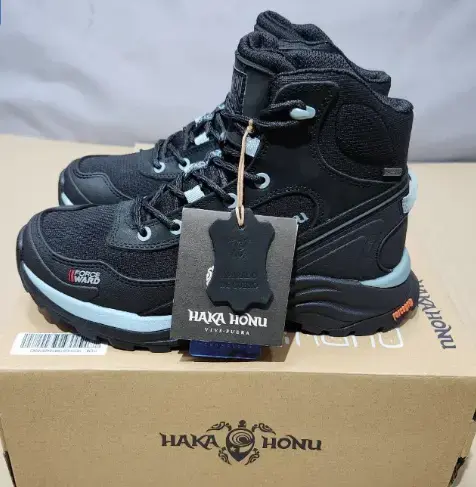 Botín Haka Honu Buey Negro 38 (24.5 cm) Femenino - 5
