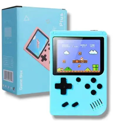 Consola portátil retro Game Box Plus azul