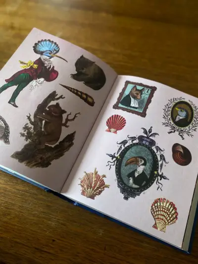 Libro de pegatinas vintage coloridas - miniatura 3