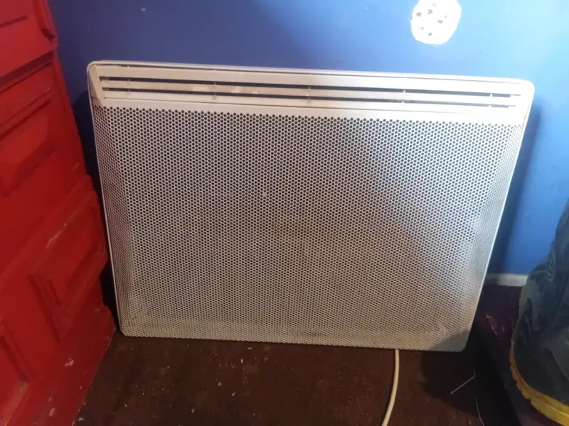Calefactor eléctrico de pared blanco - 5