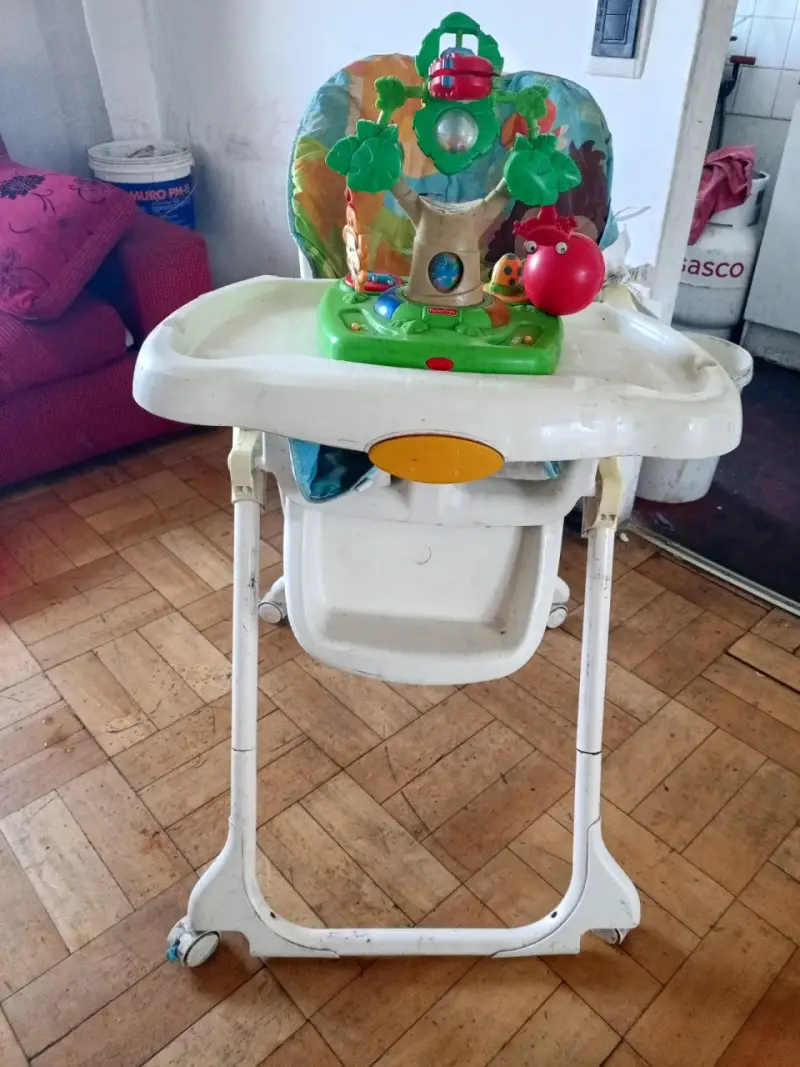 Silla de comer para bebé con juguete interactivo - 4