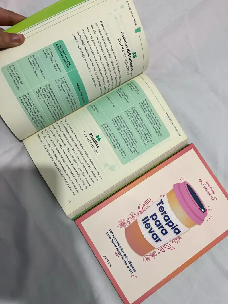 Set de libros 'Terapia para llevar' y 'Cuídate para crecer' - 2