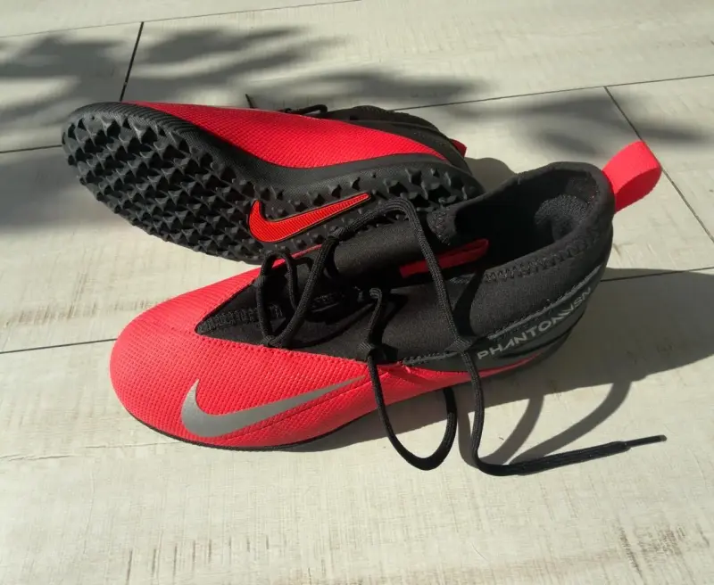 Zapatillas de fútbol Nike Phantom Vision Pro rojas - 4