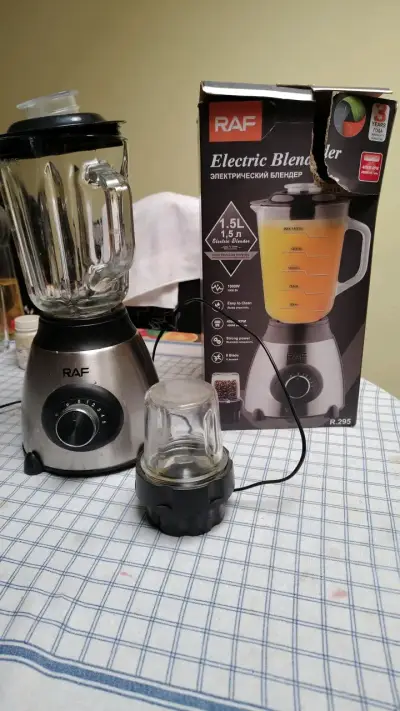 Licuadora eléctrica RAF 1.5L con vaso adicional - miniatura 1